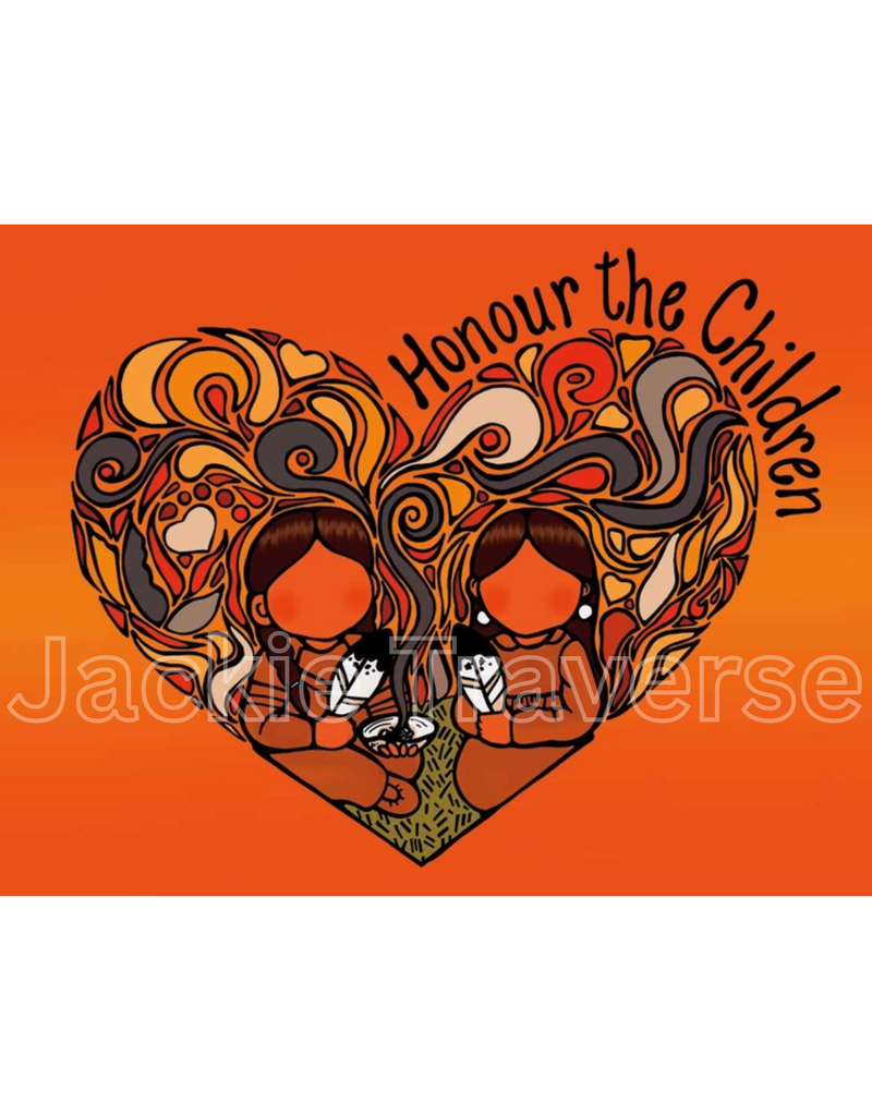 Honour the Children Art Print By Artist Jackie Traverse (18"x12")