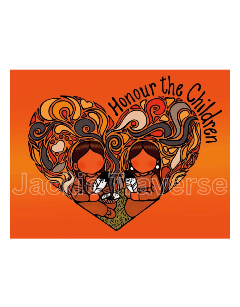Honour the Children Art Print By Artist Jackie Traverse (18"x12")