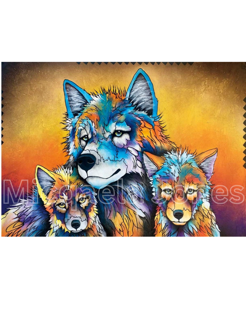 Martini’S Pack Art Print By Artist Micqaela Jones (18"x12")