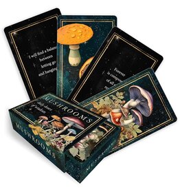 Mushrooms: Daily Doses of Wisdom (36 Gilt-Edged Full-Color Cards)