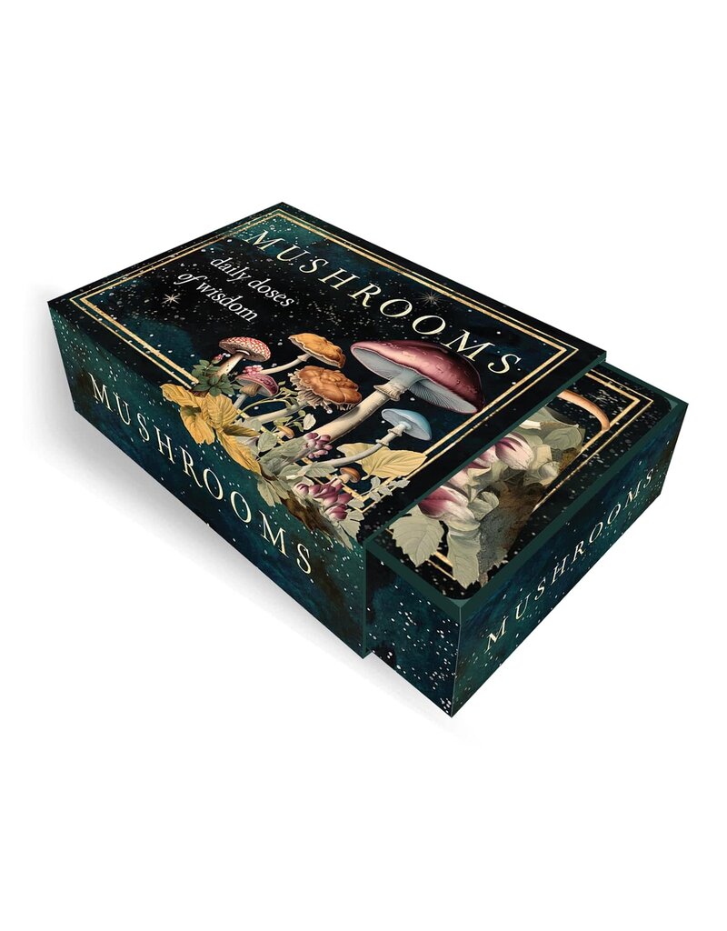 Mushrooms: Daily Doses of Wisdom (36 Gilt-Edged Full-Color Cards)
