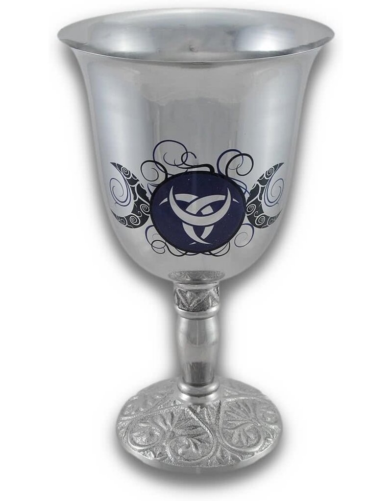 Large Triple Moon Chalice Stainless Steel Goblet