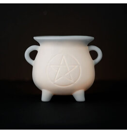 White Cauldron Oil Burner
