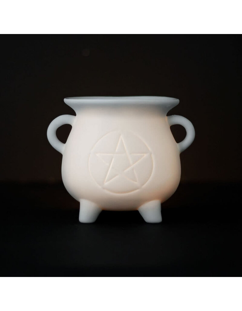 White Cauldron Oil Burner