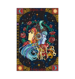 3D Celestial Zodiac Tapestry 60" x 90"