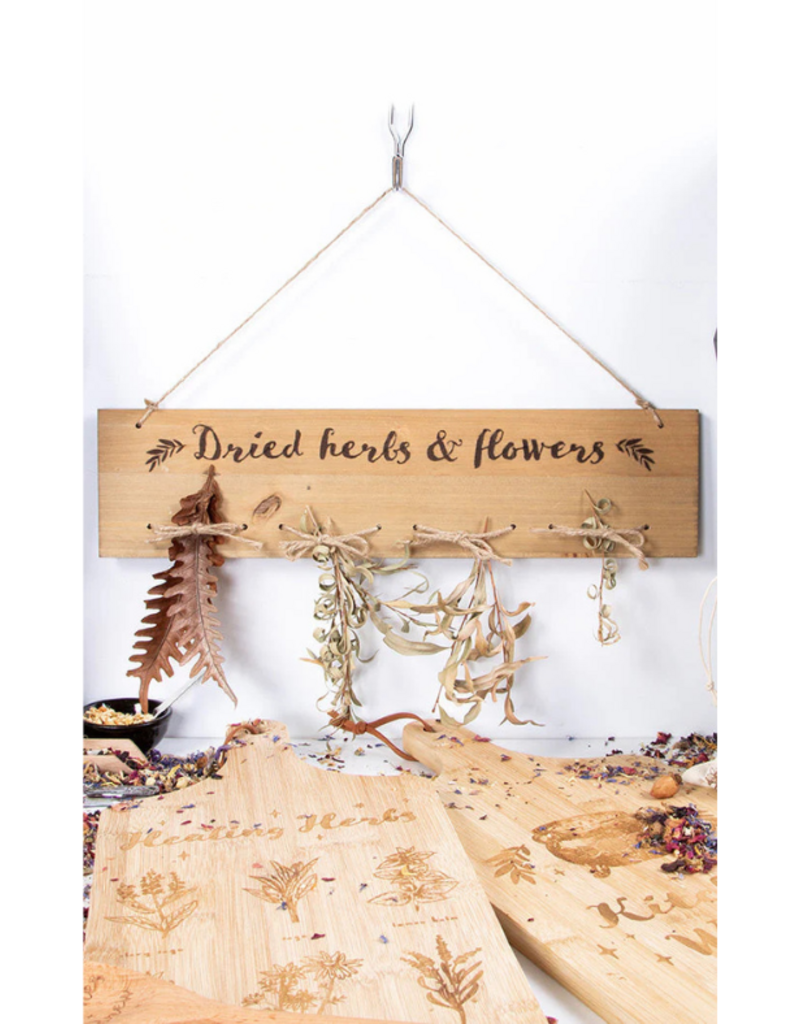 Wooden Herbs and Flowers Drying Rack