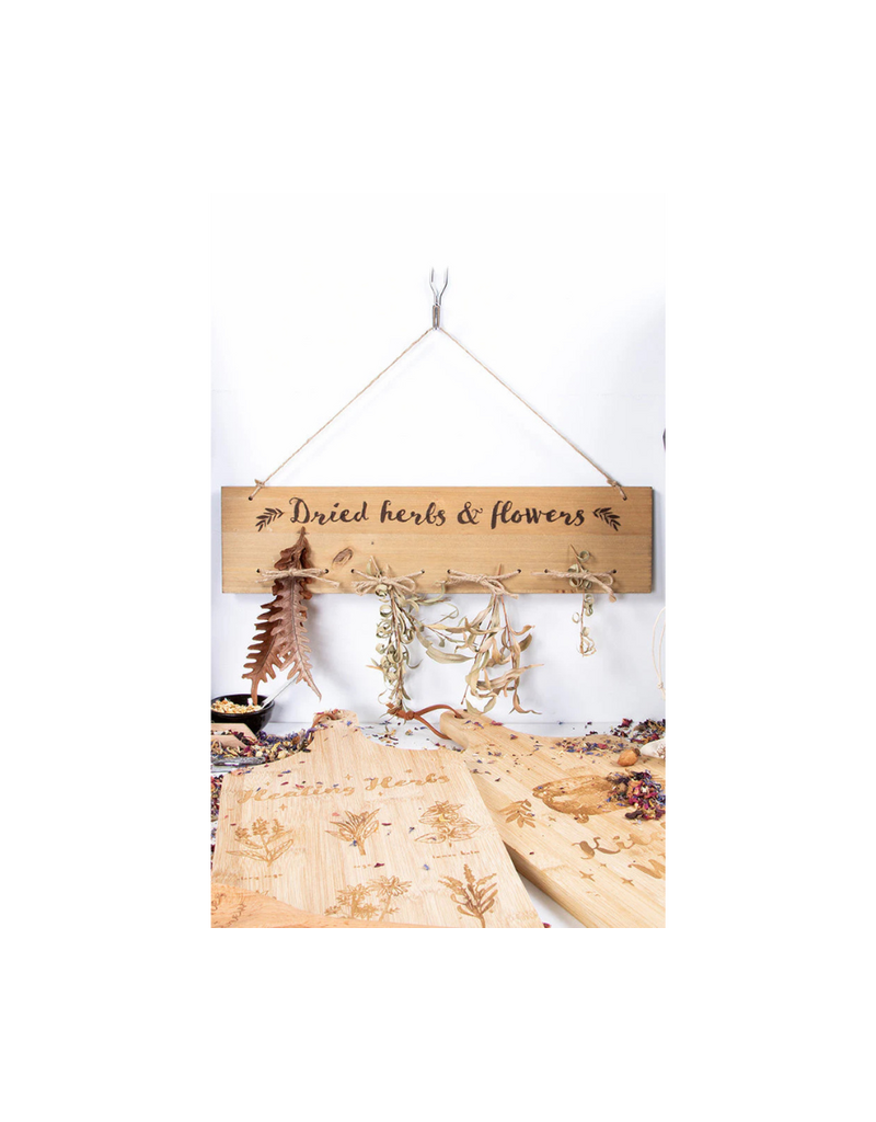 Wooden Herbs and Flowers Drying Rack