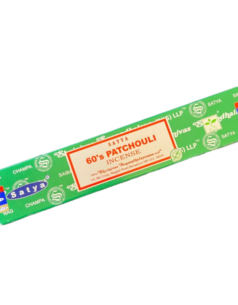 Satya 60s Patchouli Stick Incense 15 gr