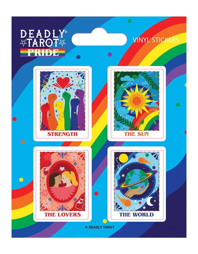 Deadly Tarot Pride - Vinyl Sticker Set