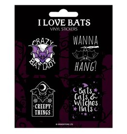 I Love Bats - Vinyl Sticker Set