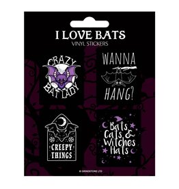 I Love Bats - Vinyl Sticker Set