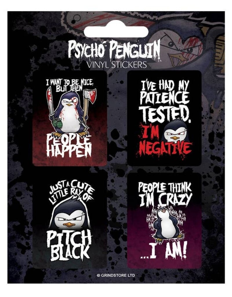 Psycho Penguin - Vinyl Sticker Set