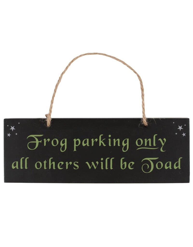 Frog Parking Hanging Sign