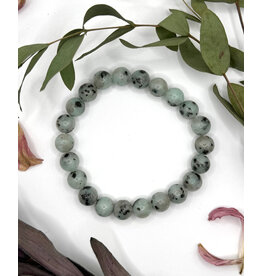 Bead Bracelet 8mm - Kiwi Jasper