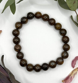 Bead Bracelet 8mm - Bronzite