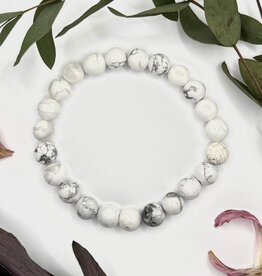 Bead Bracelet 8mm - Howlite