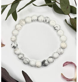 Bead Bracelet 8mm - Howlite