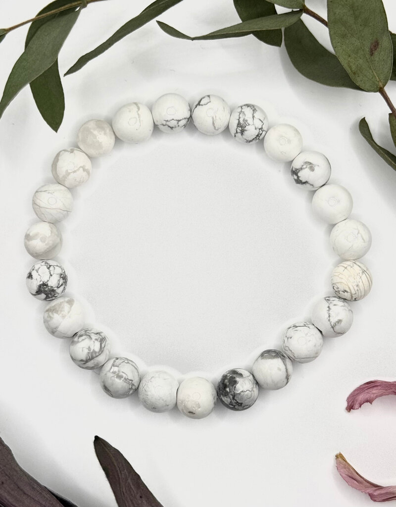 Bead Bracelet 8mm - Howlite