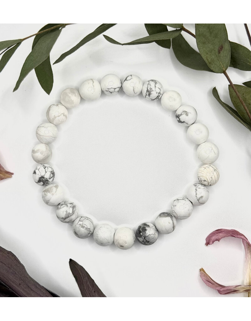 Bead Bracelet 8mm - Howlite