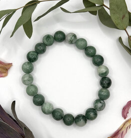 Bead Bracelet 8mm - Green Jade