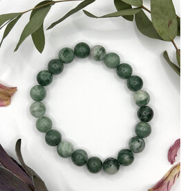 Bead Bracelet 8mm - Green Jade