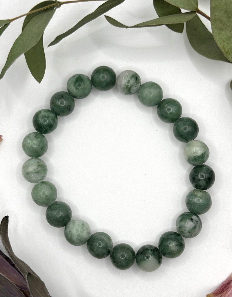 Bead Bracelet 8mm - Green Jade
