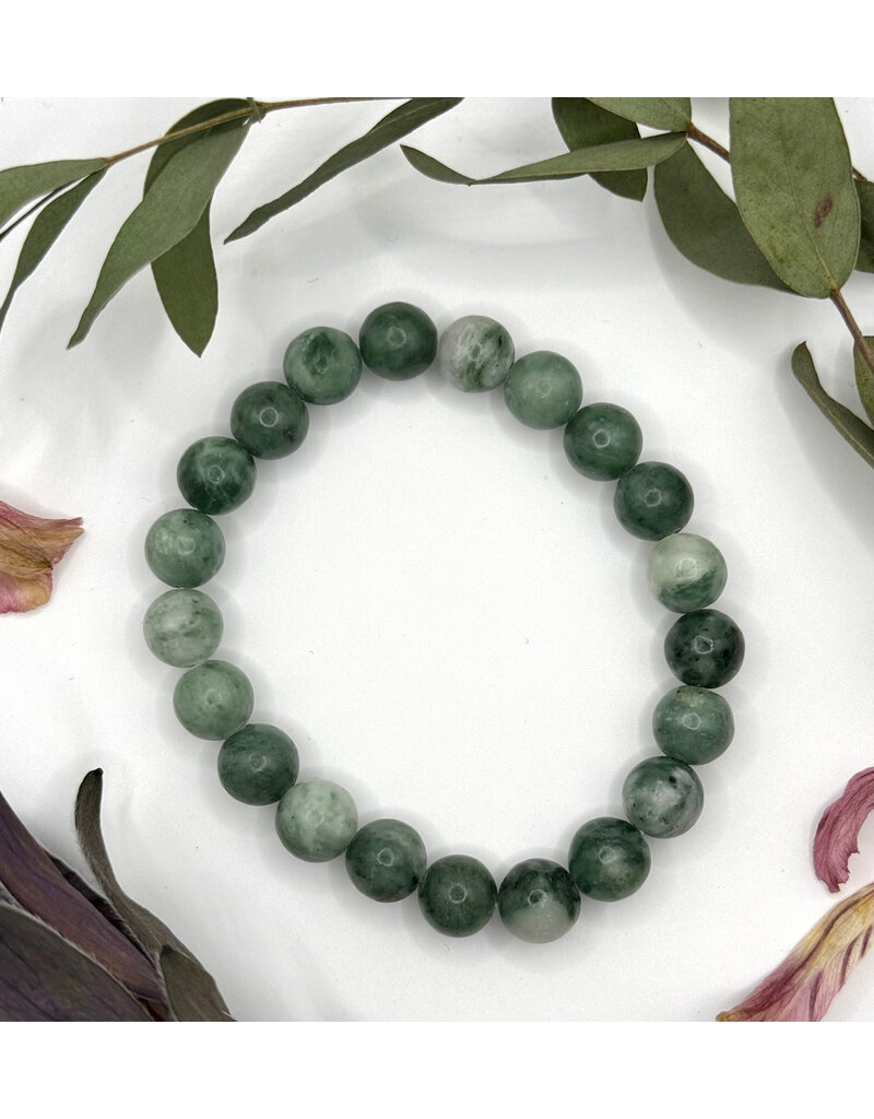 Bead Bracelet 8mm - Green Jade
