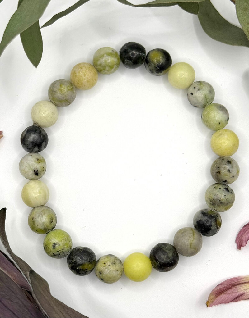 Bead Bracelet 8mm - Serpentine