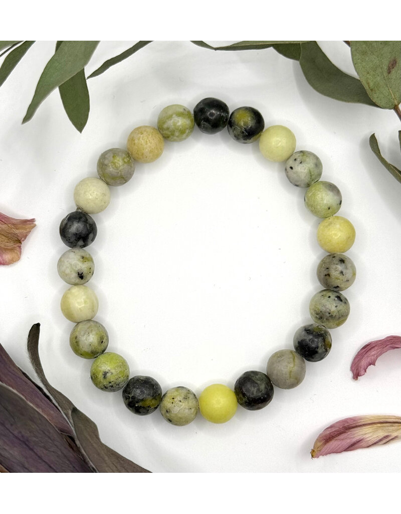 Bead Bracelet 8mm - Serpentine