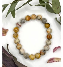 Bead Bracelet 8mm - Crazy Lace Agate