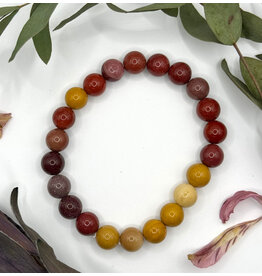 Bead Bracelet 8mm - Mookaite