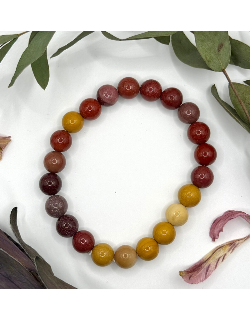 Bead Bracelet 8mm - Mookaite