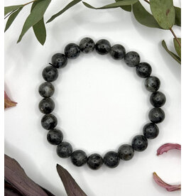 Bead Bracelet 8mm - Larvikite