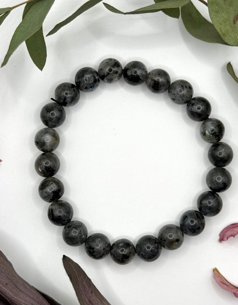 Bead Bracelet 8mm - Larvikite