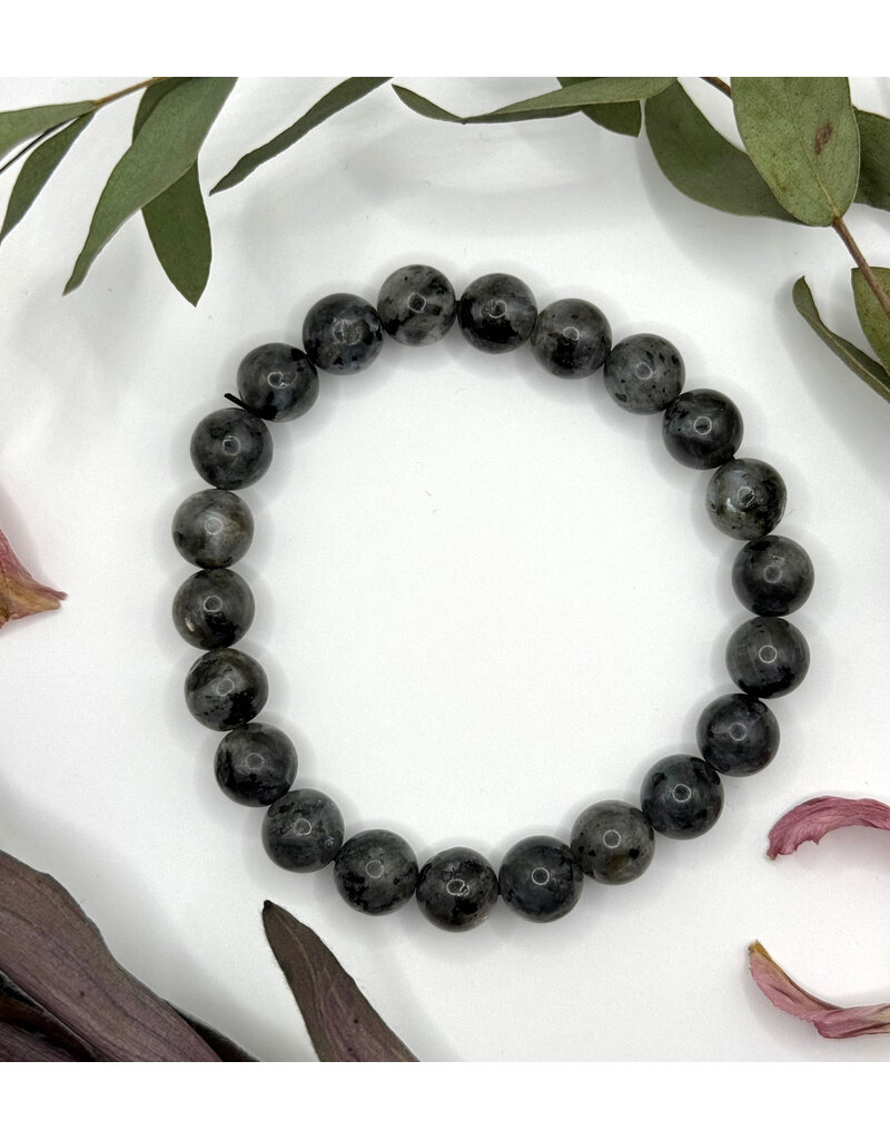 Bead Bracelet 8mm - Larvikite