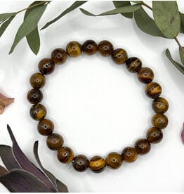 Bead Bracelet 8mm - Tigers Eye
