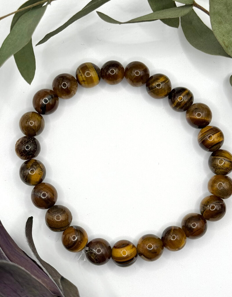 Bead Bracelet 8mm - Tigers Eye
