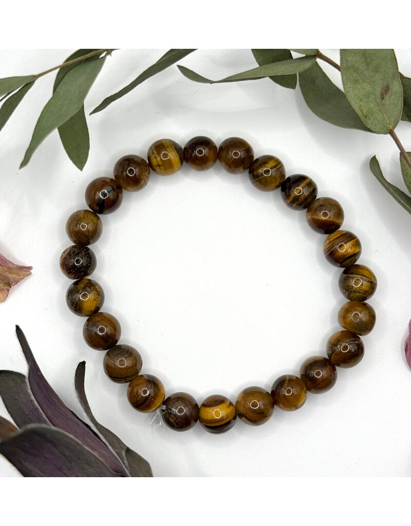 Bead Bracelet 8mm - Tigers Eye