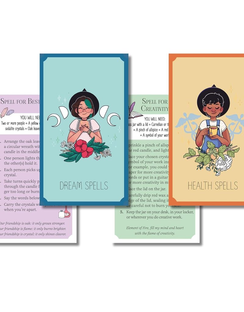 The Girls' Guide to Magic: Inspirational Book with 52 Spell Cards