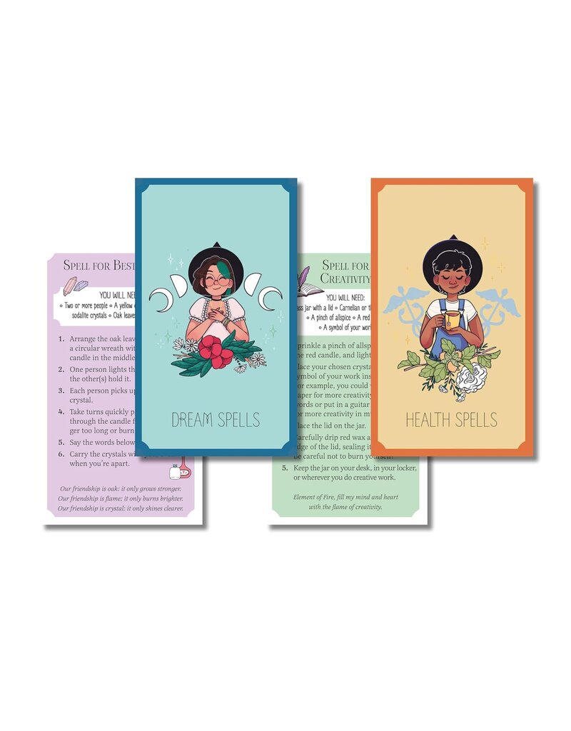 The Girls' Guide to Magic: Inspirational Book with 52 Spell Cards