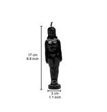 Woman Figure Candle Black