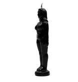 Woman Figure Candle Black