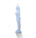 Woman Figure Candle White