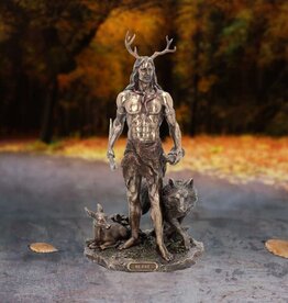 Veronese Design Herne and Animals 30 cm - Bronze (K1*)