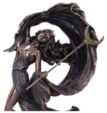 Veronese Design Nyx Goddess of the Night - 27.5 cm - Bronze