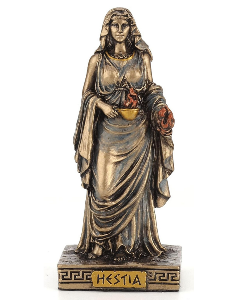 Veronese Design Hestia Goddess of Hearth, Family and Fire (Mini) 8.5 cm