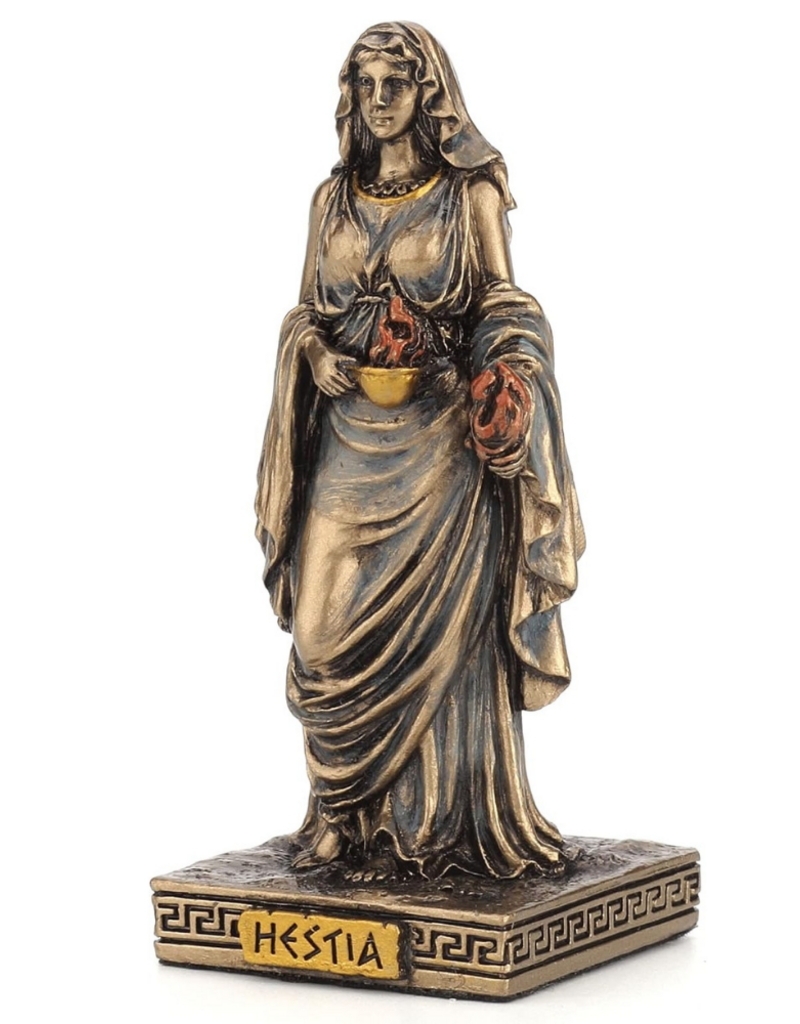 Veronese Design Hestia Goddess of Hearth, Family and Fire (Mini) 8.5 cm