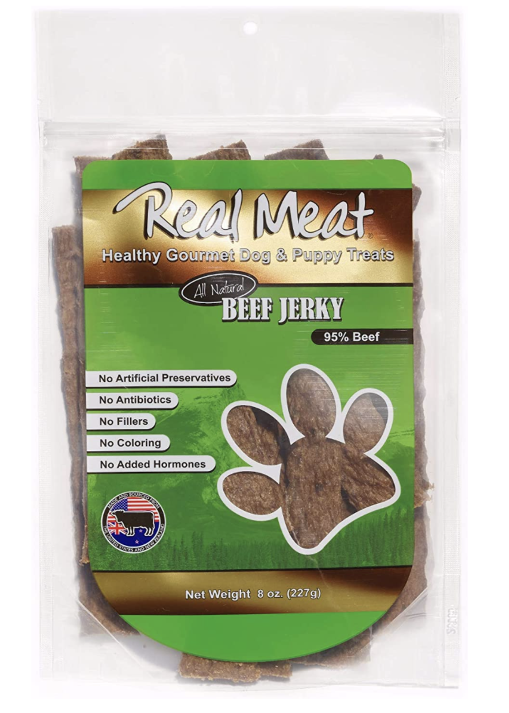 RMC01 Real Meat Company 8oz Dog Chicken And Venison (Long Strips)