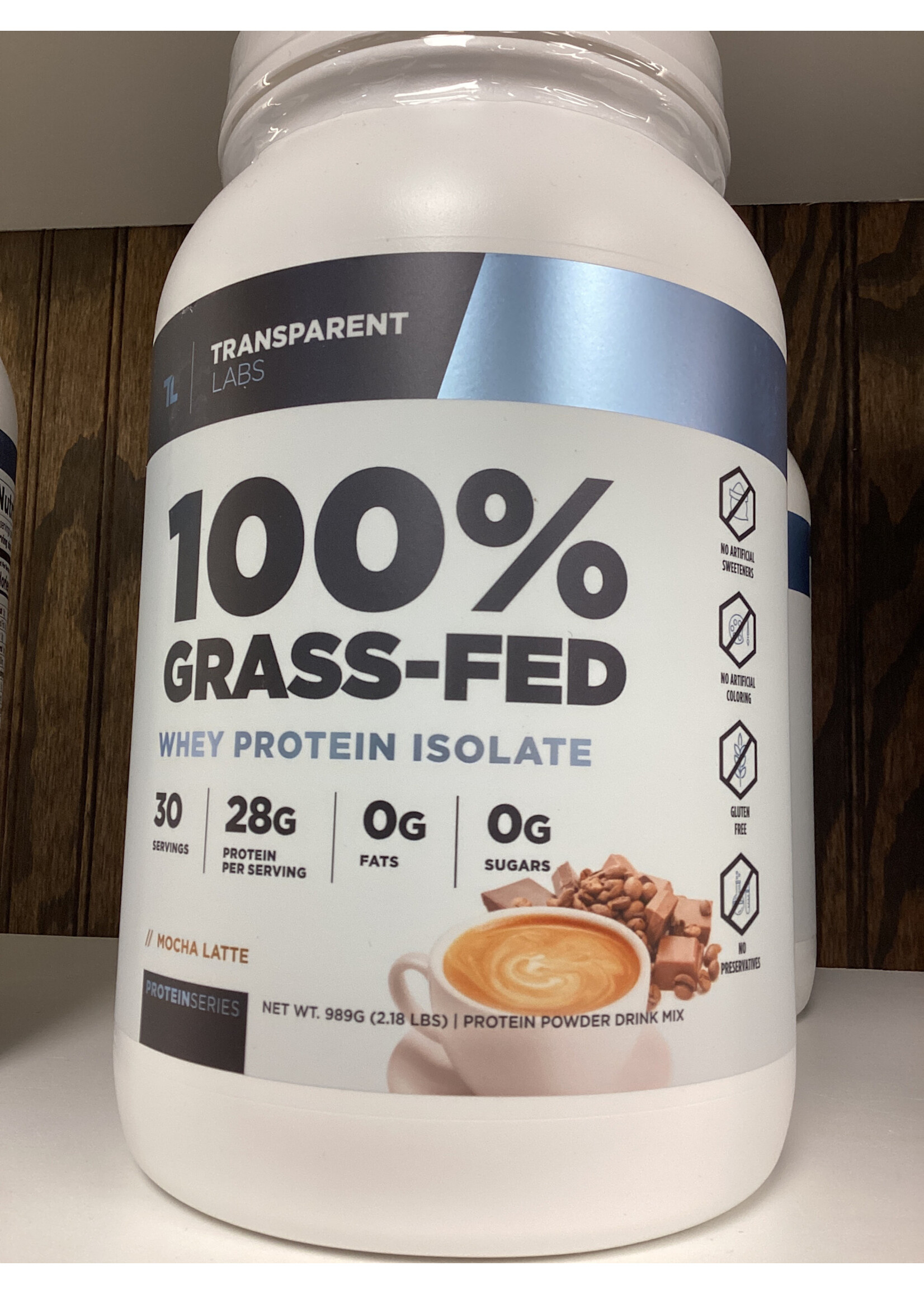 Transparent Labs 100% Grass-Fed Whey Protein Isolate - 2lbs -