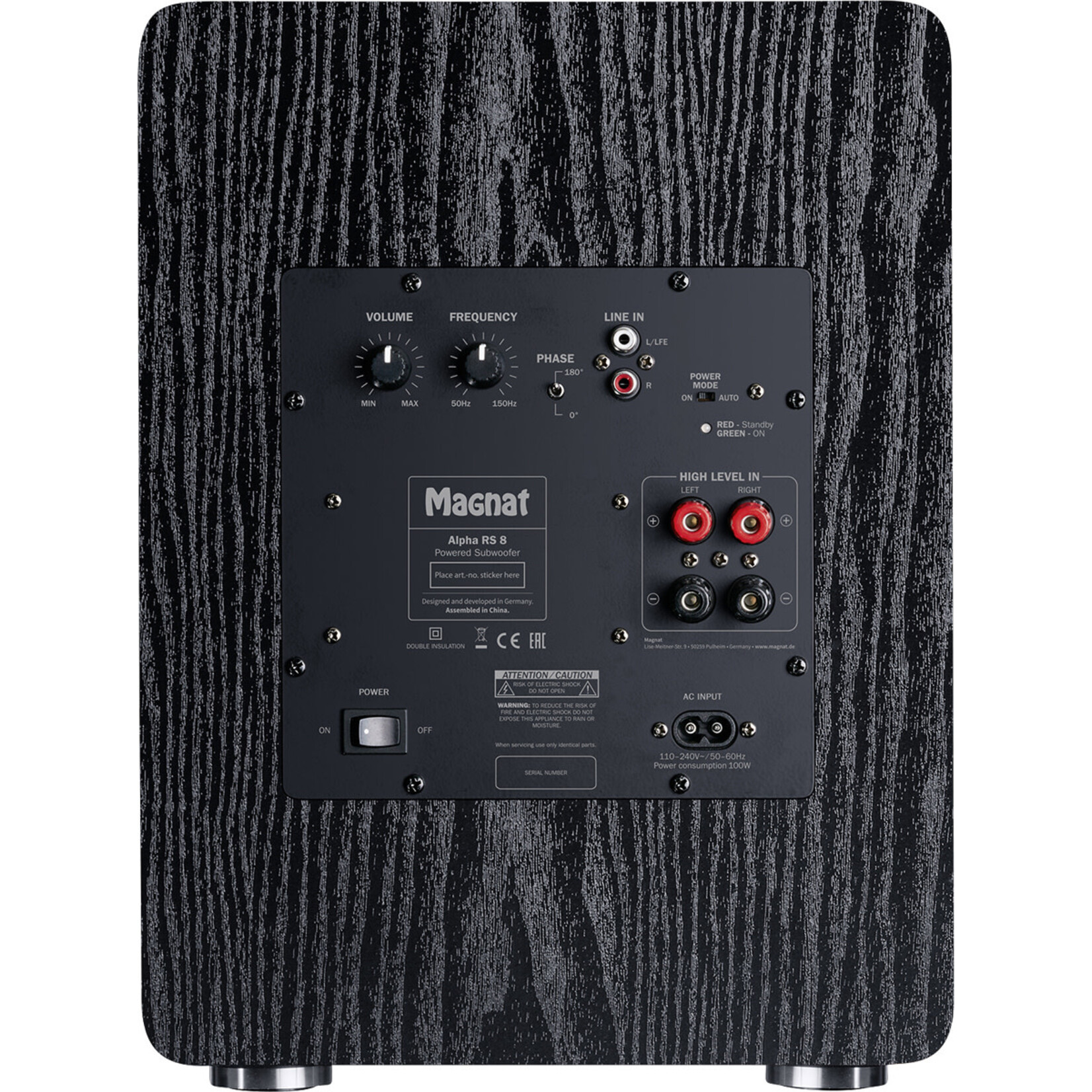 Magnat Magnat Alpha RS 8 Subwoofer (black)